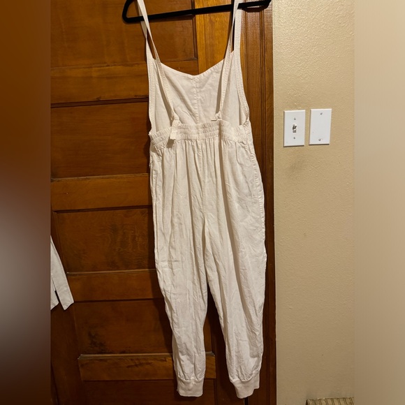 Free People Movement Split Rock Jumpsuit One Piece Cream size small - Picture 6 of 9